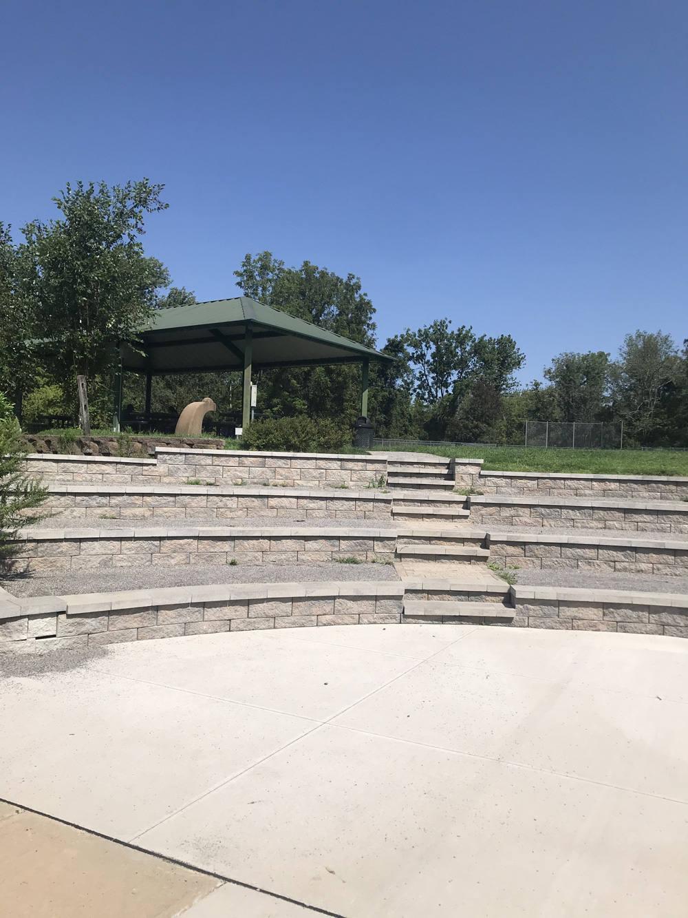 Amphitheater at Johnson Park. PPS Archives. 