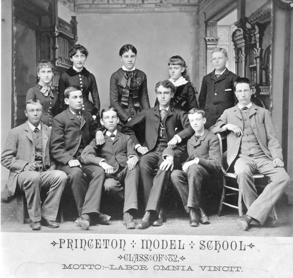 Princeton Model School Class of 1882. Historical Society of Princeton.