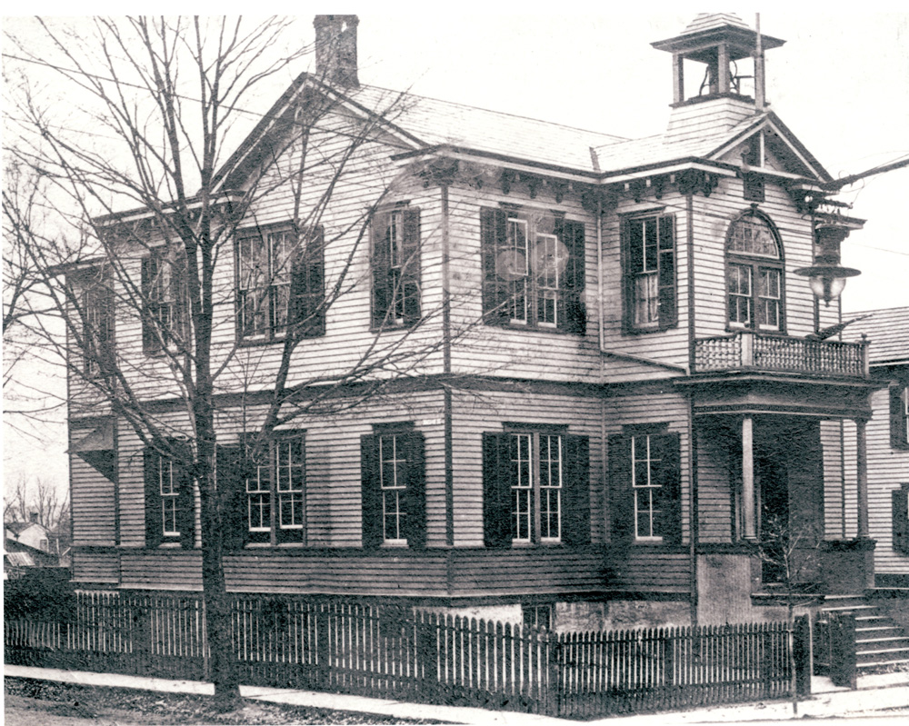 1873  Witherspoon Street School building, located at the corner of Maclean Street.  Shirley Satterfield.