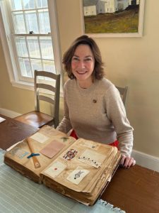 EM with Ethel Wood scrapbook
